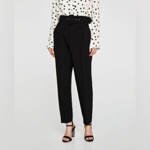 Zara high waisted trousers